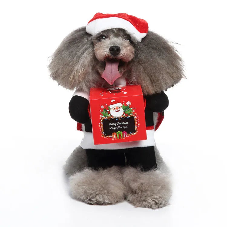 Pet costume clothing in polyester with European and American theme, shown in a panda design for small to large pets