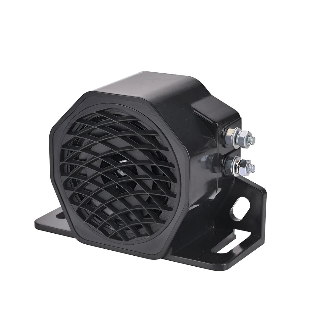 Black GQ-208A 12-80V reversing horn buzzer for car and truck safety