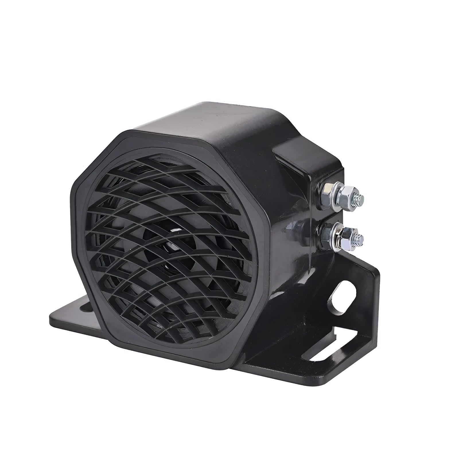 Black GQ-208A 12-80V reversing horn buzzer for car and truck safety