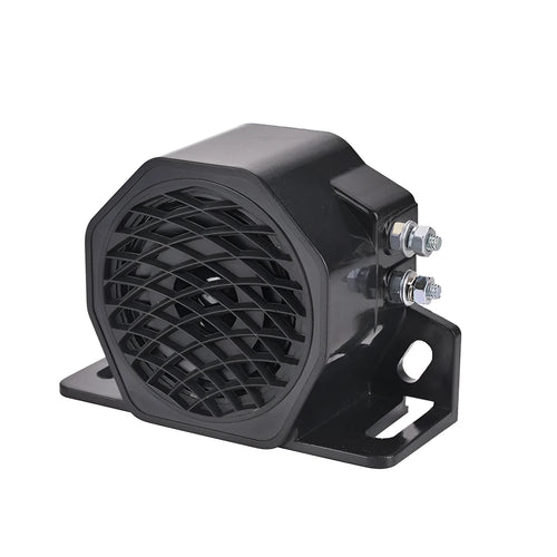 Black GQ-208A 12-80V reversing horn buzzer for car and truck safety