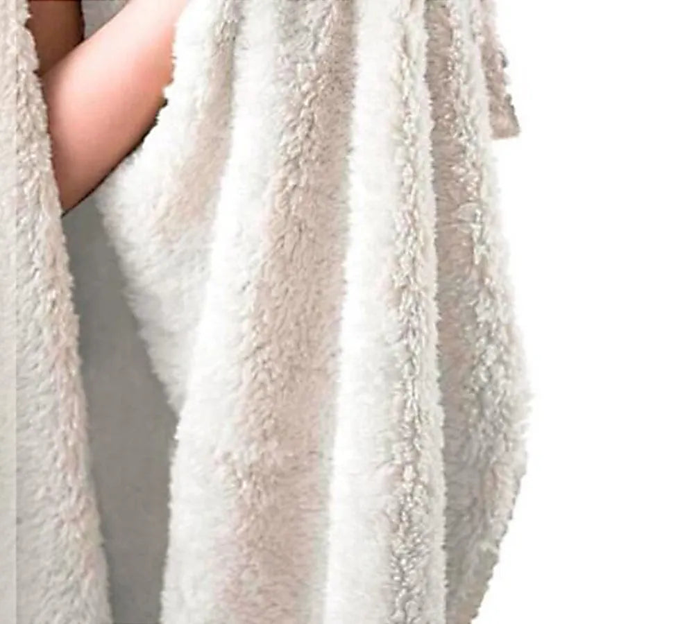 Round flannel burrito blanket with food-themed printing, shown in coral fleece fabric.