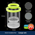 Fish tank incubator breeding box acrylic isolation box floating incubation barrel in large blue