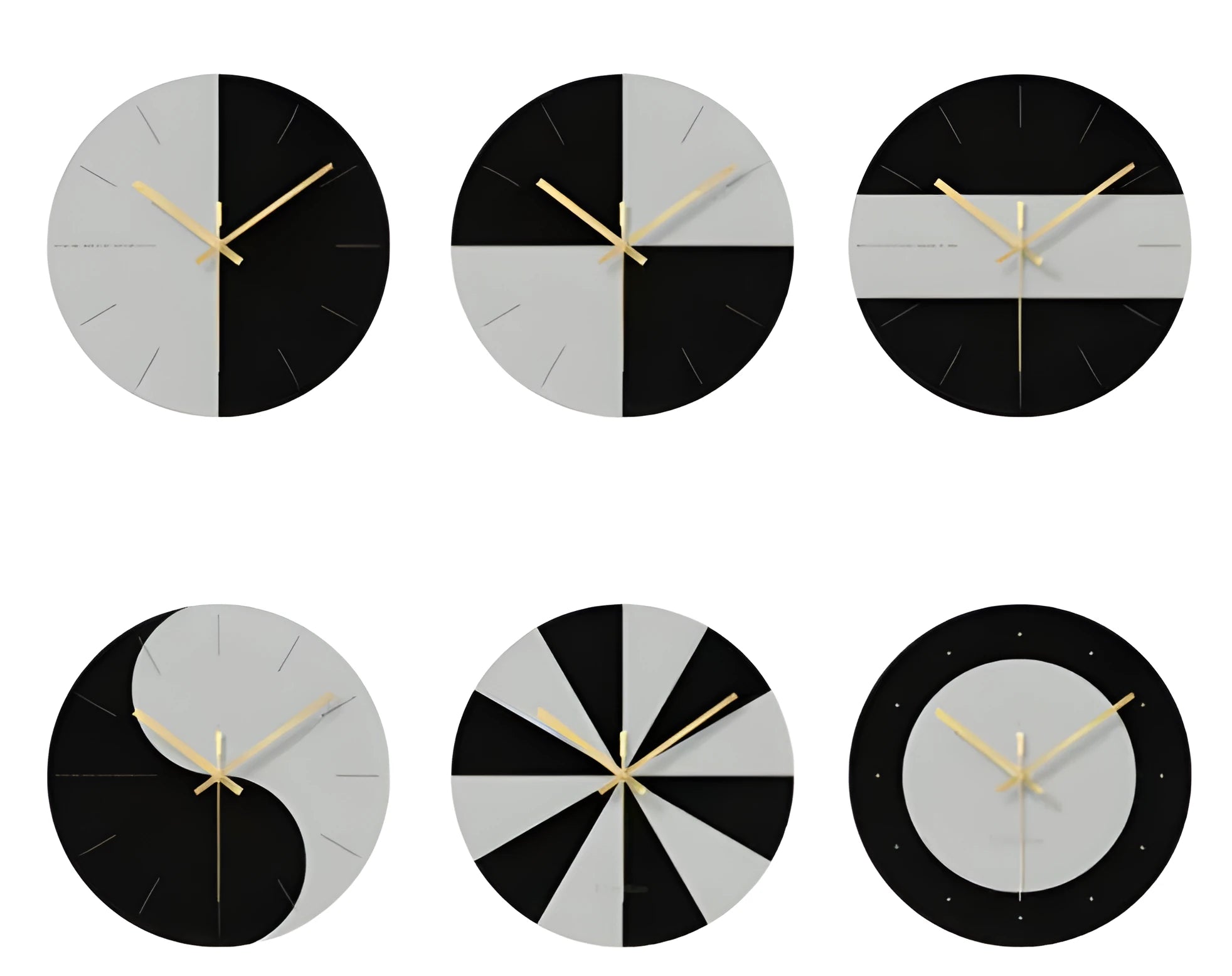 Transparent tempered glass minimalist wall clock with silent movement, 29.5cm diameter