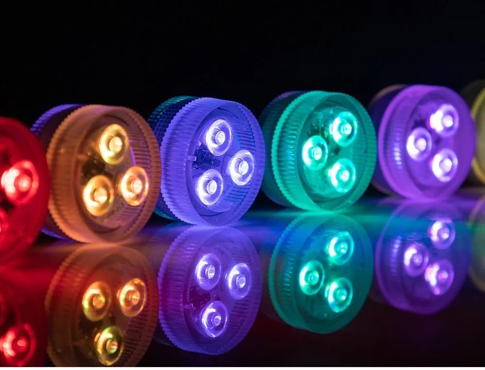 Waterproof remote control LED diving light for aquarium with plastic housing