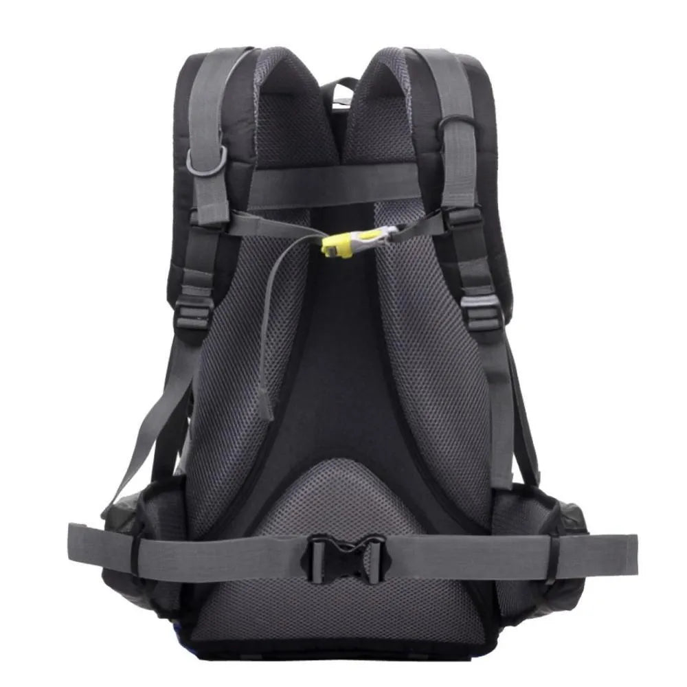 Polyester leisure backpack in green colour with 20-35 litre capacity for outdoor activities