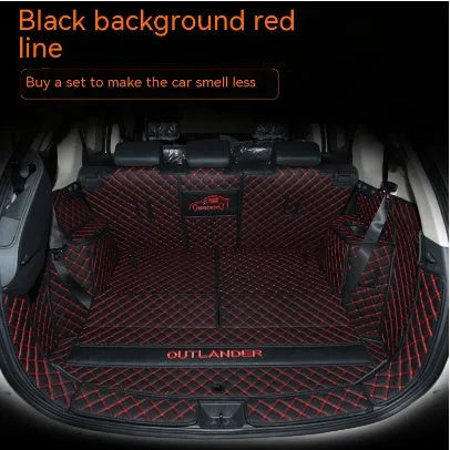 Mitsubishi Outlander boot liner with 3D edging and non-slip surface