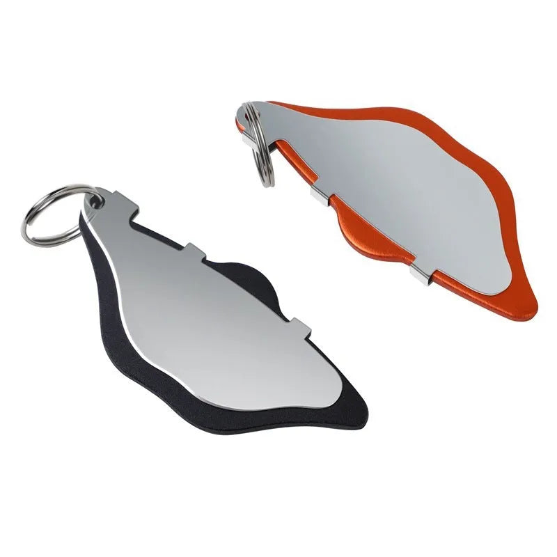 Mountain bike disc brake pads with scratch-proof grinding disc in black or orange colours