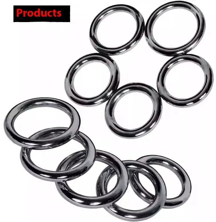 Wing Chun steel training ring in three sizes with electroplated carbon steel construction