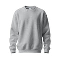 Men's loose oversized casual top in solid colour, long sleeve, round neck, polyester fabric, autumn wear