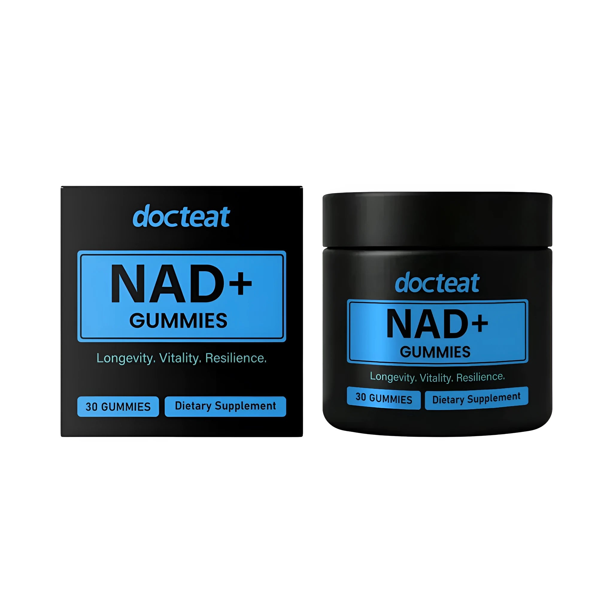 Soft candy nutritional gummies containing NAD+ precursor nicotinamide nucleoside in 30g package