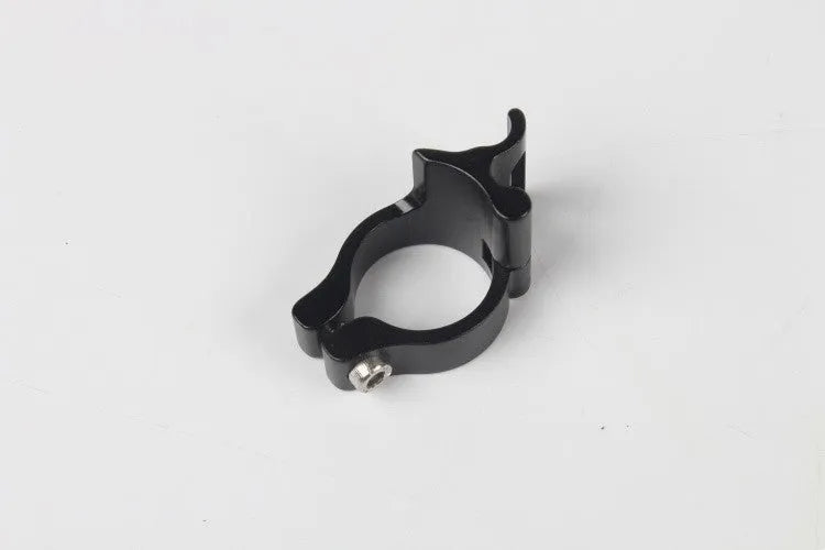 Black aluminium alloy vehicle clamp ring with 28.6mm diameter