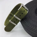 Nylon textile watch strap in five colours with 20MM and 22MM width options
