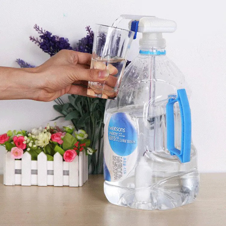 Electric pumping water device with PP silicone straws for milk and juice transfer