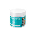 Pet disposable cotton cloth eye cleaning wipes in canister with 100 pieces, soft spunlace fabric