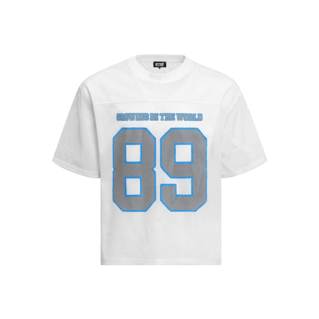 High street loose-fitting casual T-shirt in black and white colour options