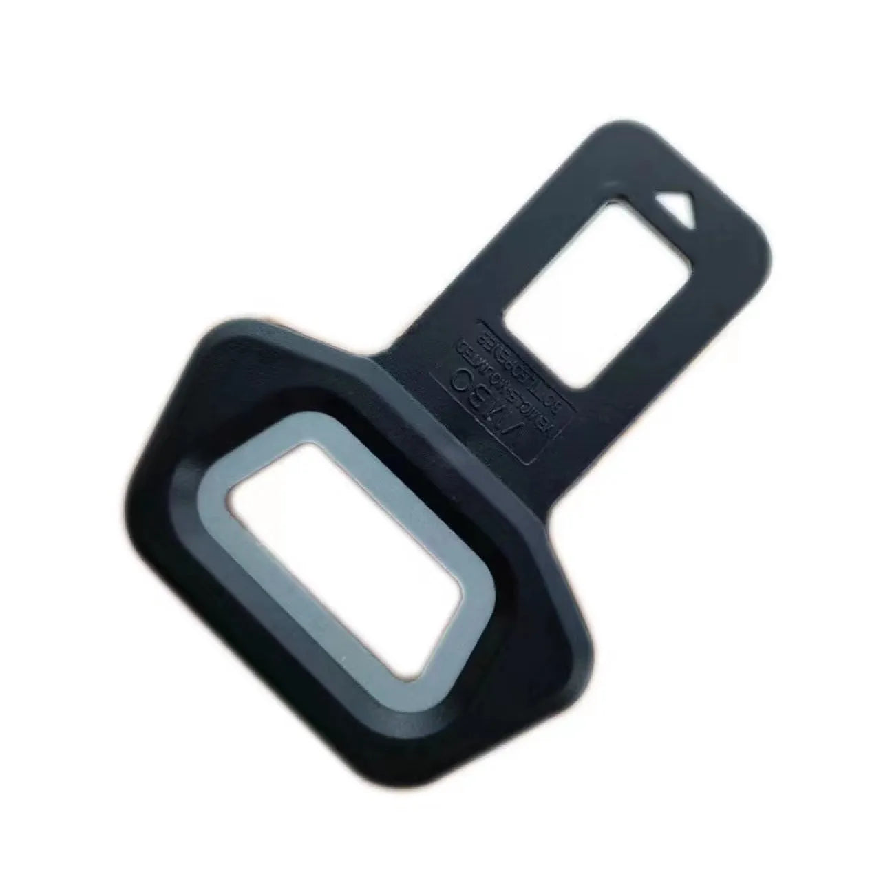 Aluminium alloy bottle opener keychain with a frosted carbon fibre finish and a 2.1cm pick head.
