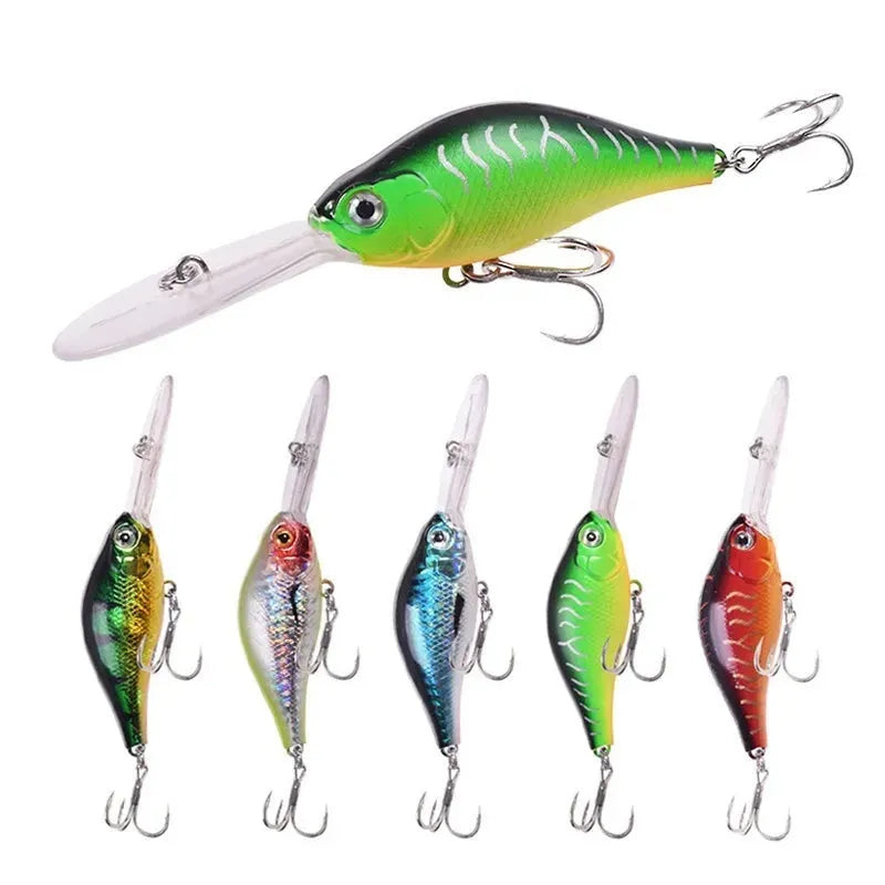 Floating Rock Little Fat Man 10.5cm deep diving fishing lure in multiple colours