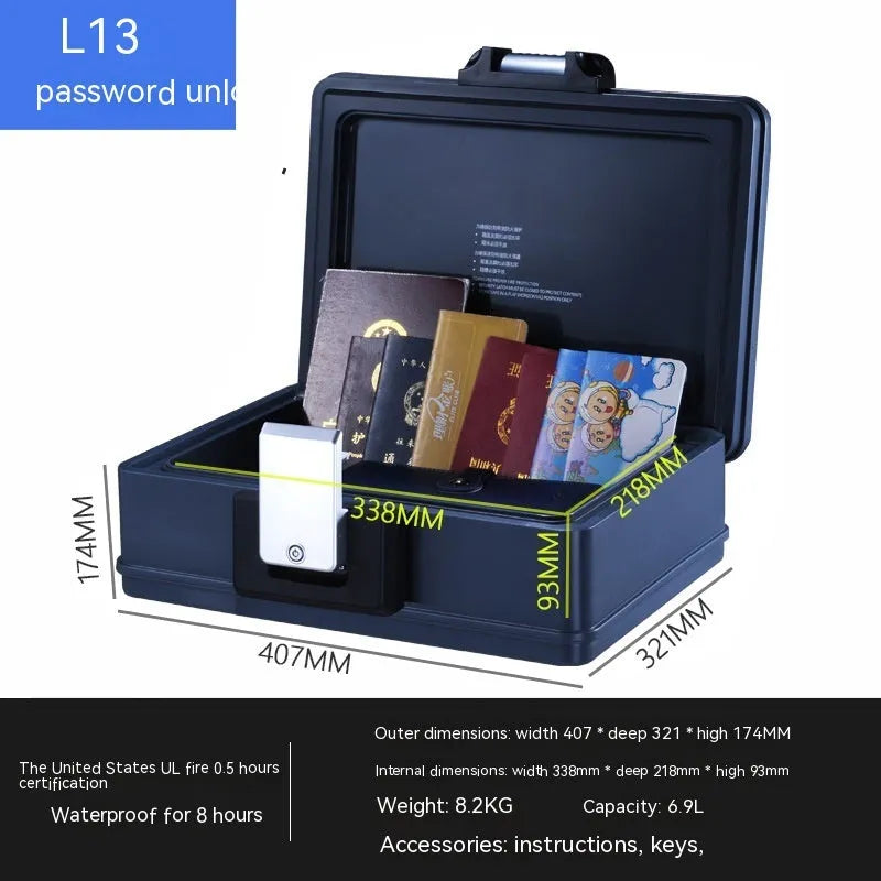 Portable L12 mechanical combination safe box with youjingang construction