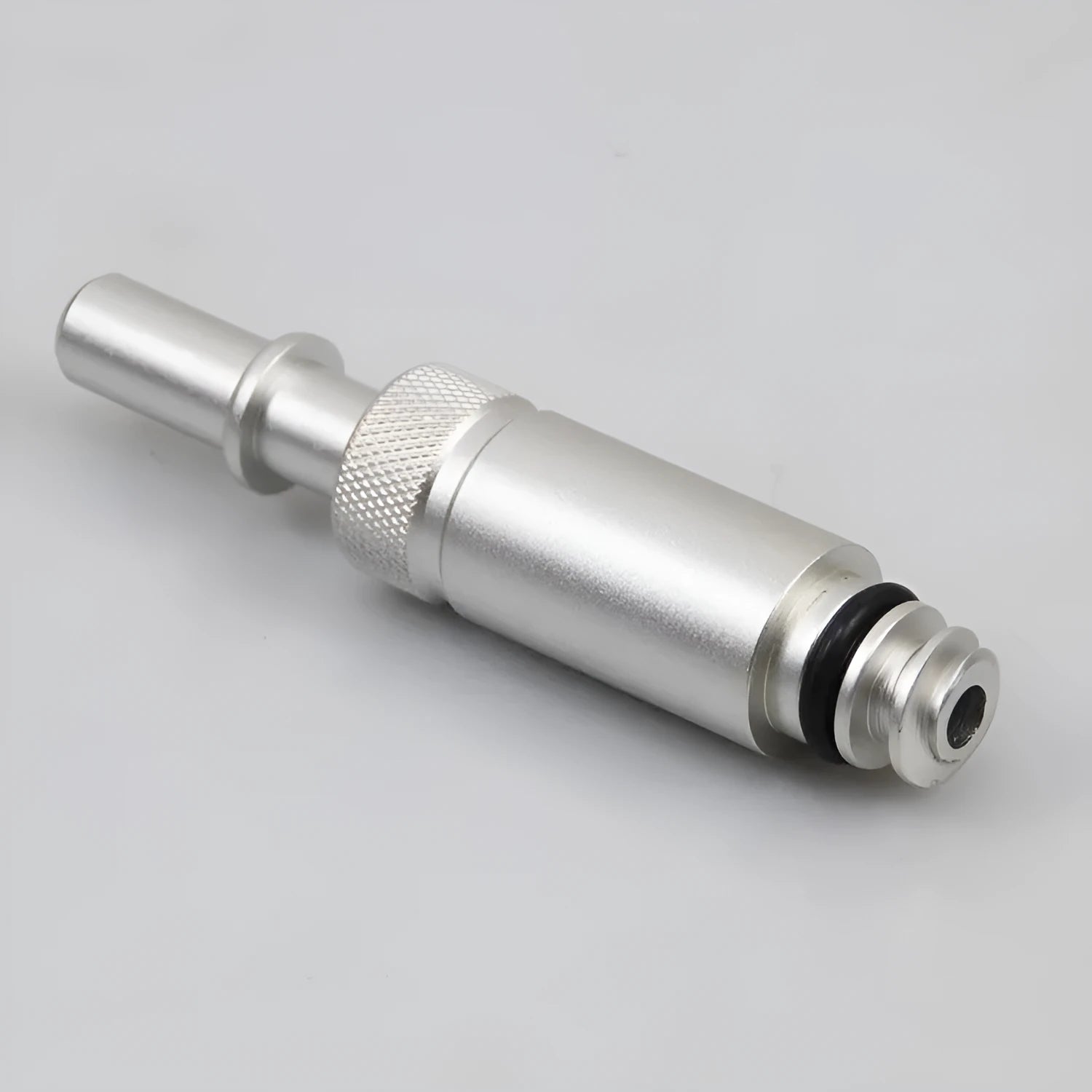 Silver metal VAS6262-9 transmission refuelling joint tool for manual gearbox fluid changes.
