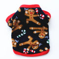 Christmas pet costume in fleece and cotton, available in multiple styles and sizes for small dogs and cats