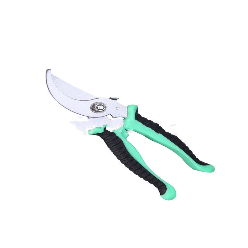 13-piece garden tool set with alloy steel tools and aluminium handles in a storage bag on a wooden table