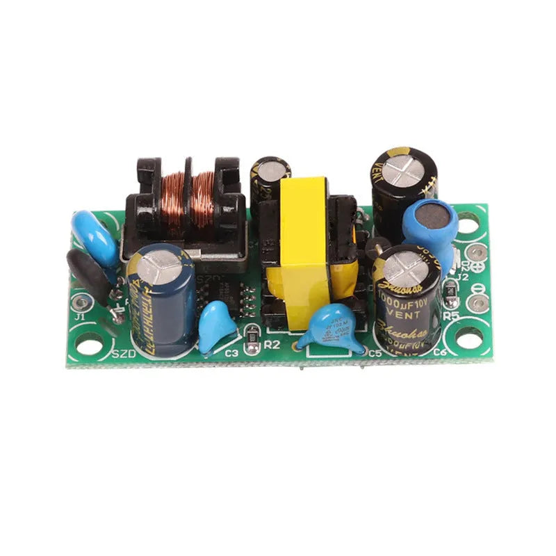 YS-U5S metal switching power supply board module with terminal blocks for AC input and DC output.