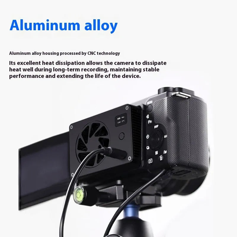 Black aluminium computer cooling radiator with integrated fan measuring 89mm