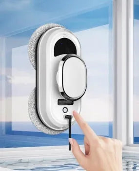 White W11 automatic high-altitude window cleaning machine with remote control and accessories
