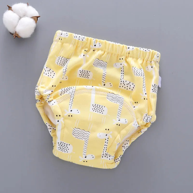 Pure cotton baby training pants, 6-layer gauze, washable diaper cover for potty training