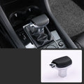 Car interior gear shifting handball decoration in genuine leather, black colour option