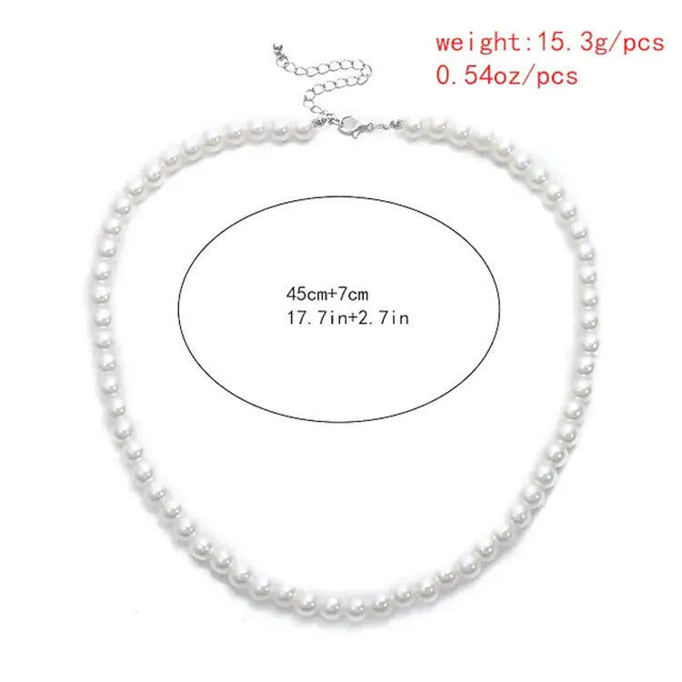 White round alloy pendant necklace for women on a plain background