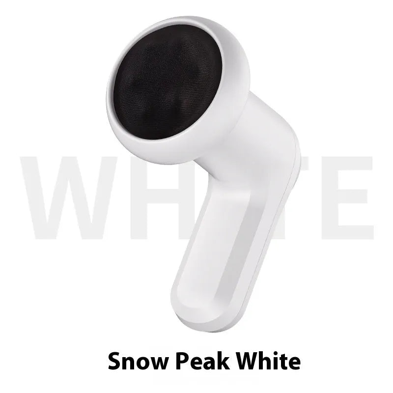 Pink, white, and black USB electric handheld massager for back, waist, legs, and cervical spine