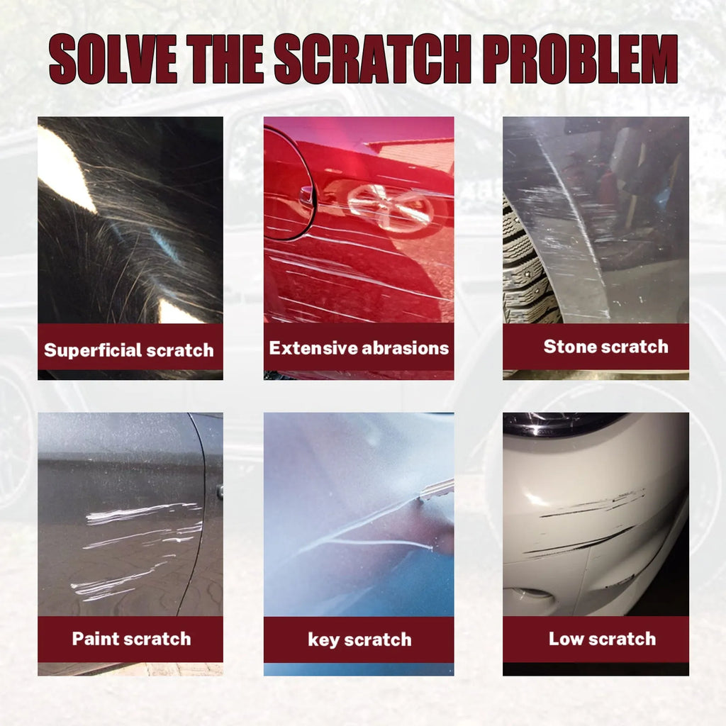 60ml car scratch repair wax set with polishing pad for automotive lacquer paint maintenance
