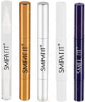 Toothbrush whitening pen in a choice of plastic or aluminium case colours with gel inside.