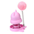 55mm mint-flavoured cat toy ball with self-hi feature and teasing stick for teeth cleaning
