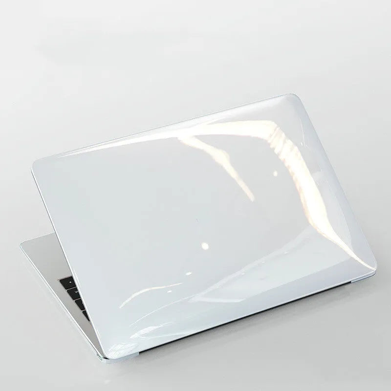 PC protective case for MacBook Pro 14.2 and 16.2 inch laptops in transparent and black colours