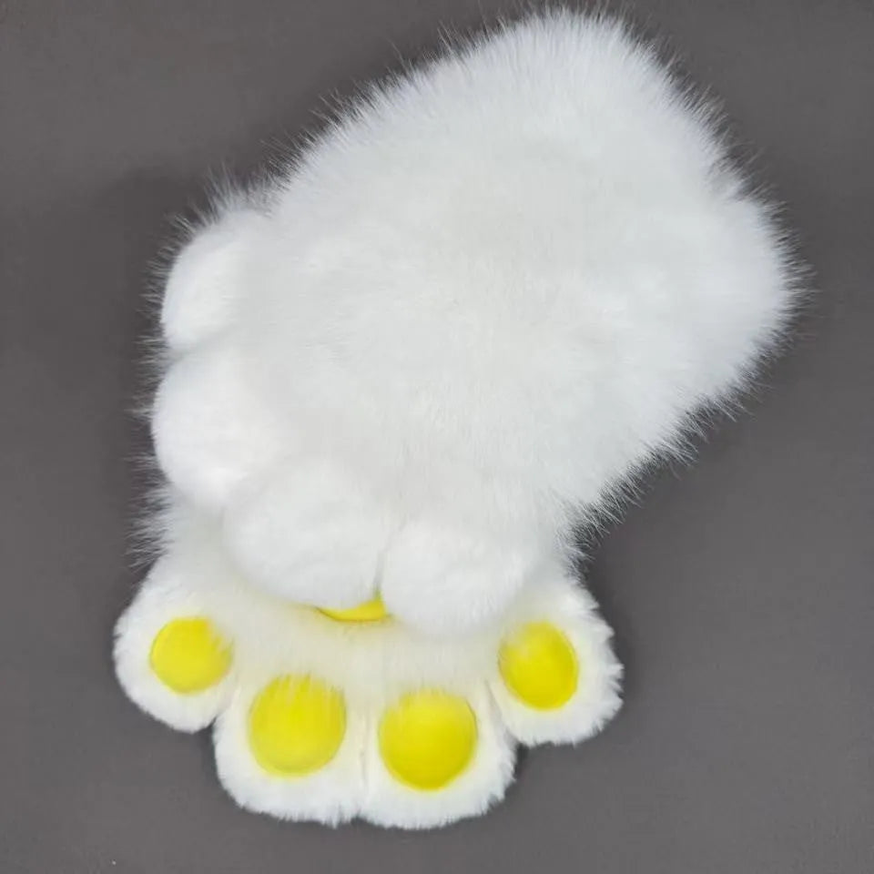 Colourful nylon animal claw cosplay gloves for fancy dress and Halloween costumes.