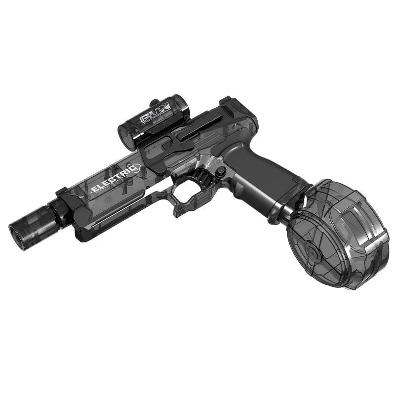 Fire Rat electric water pistol with cool light in blue and black colours