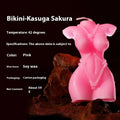 Low temperature sensual massage candle in soy wax, shown in Rose Red colour.