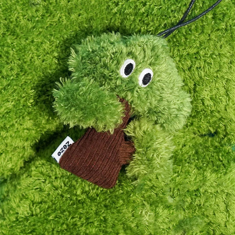 Pine tree scented cat mint toy bag with grinding stick and tease stick for interactive feline play