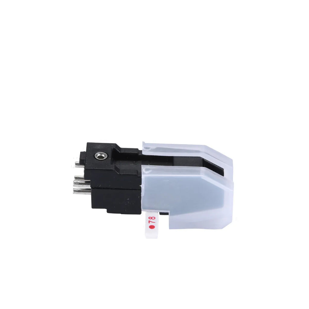 Magnetic cartridge for record player with double needle pickup and ABS shell