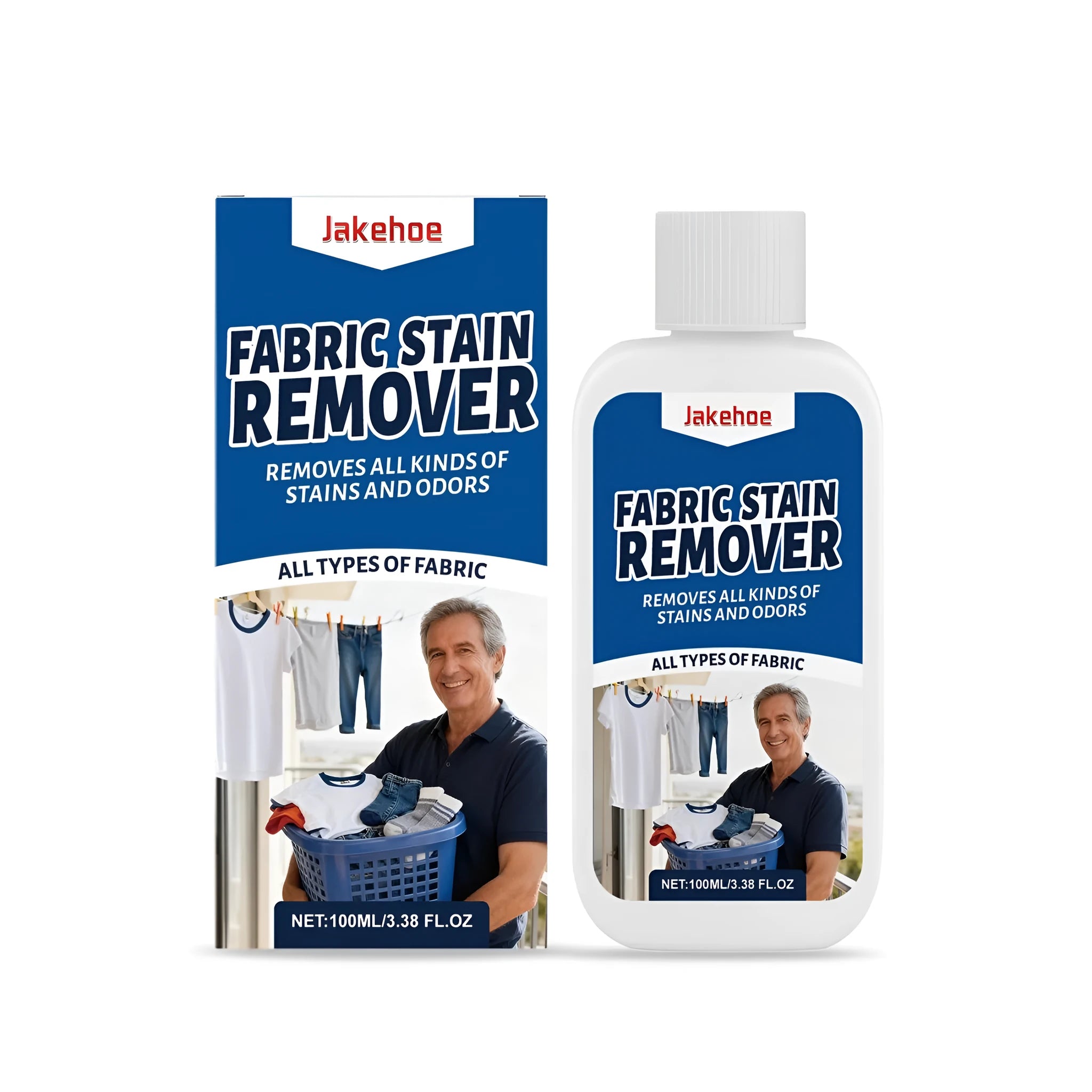 100ml fabric stain remover spray bottle with spray nozzle, suitable for clothes upholstery and carpets