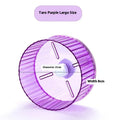 21cm plastic parrot running wheel toy in transparent colour option for bird cage exercise