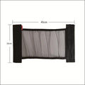 Polyester elastic storage net for car boot organisation in 20x35cm or 20x45cm size.