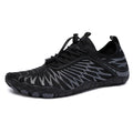 White lace-up casual shoes with rubber sole showing front and side views