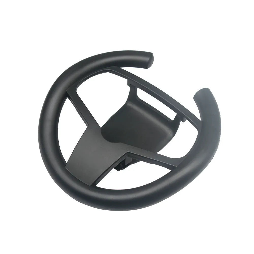 PS5 steering wheel attachment in black ABS plastic for Sony controller, single player racing accessory