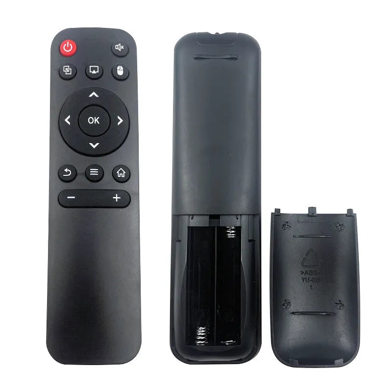 Plastic replacement remote control for Android TV box compatible with H96 MAX MXQ HY300 HY320 models