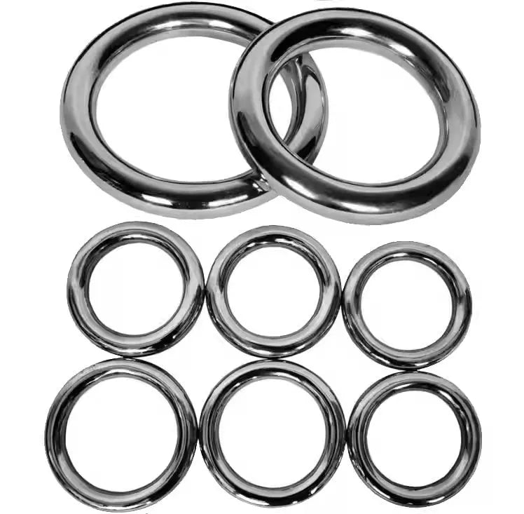 Wing Chun steel training ring in three sizes with electroplated carbon steel construction