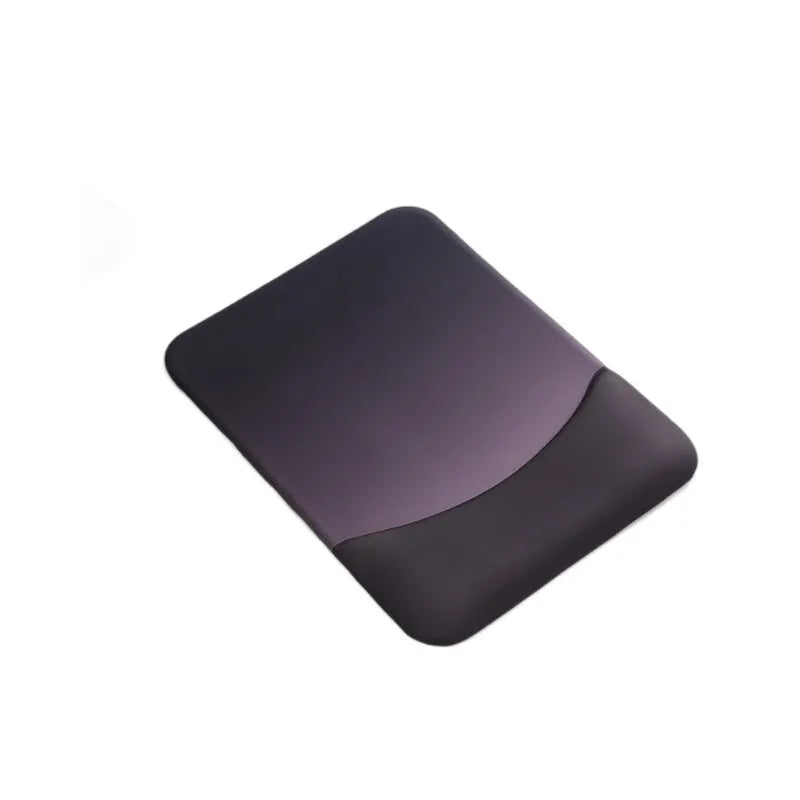 Square silicone gel wrist rest mouse pad with cloth surface and non-slip base