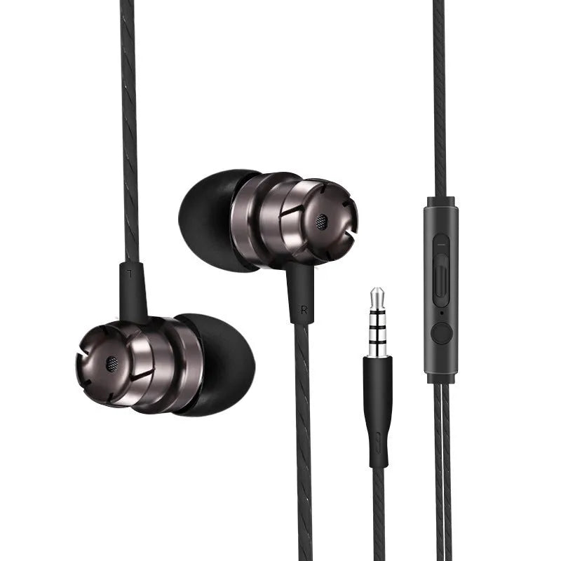 Turbo in-ear headphones with 3.5mm straight plug in multiple colour options